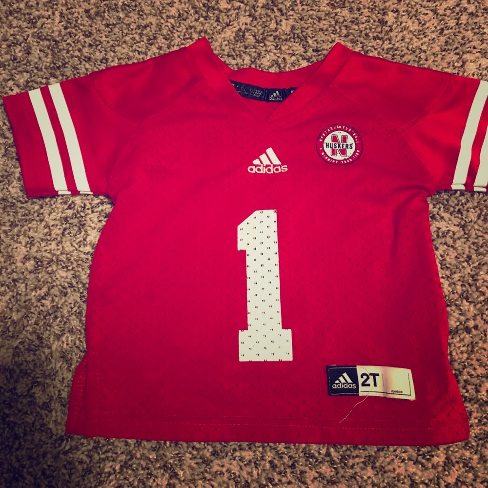 2T Nebraska Cornhuskers Boys Jersey